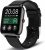 Smart Watch, Popglory Smartwatch with Blood Pressure, Blood Oxygen Monitor, Fitness Tracker with Heart Rate Monitor, Full Touch Fitness Watch for Android & iOS for Men Women (Black)