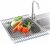 Seropy Roll Up Dish Drying Rack Over the Sink for Kitchen RV Sink 17.8×15.7 Inch Kitchen Drying Rack Folding Dish